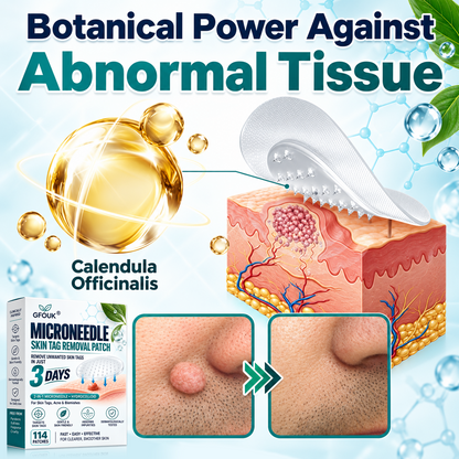 🎁👨‍⚕️GFOUK® 2026 Newly Upgraded 2-in-1 Microneedle Hydrocolloid Patches🍀  | Removes Raised Moles, Acne, Flat Warts, and Skin Tags | Improves Wrinkles, Scars, and Blemishes | Invisible Acne Patches for Face & Body
