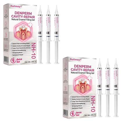 🇺🇸👩‍⚕️🦷😊Rolimey® DenPerm Cavity-Repair Natural Enamel Filling Gel