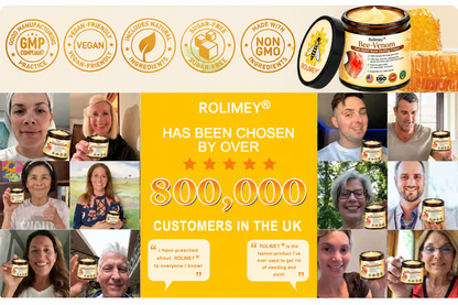 🌟👨‍⚕️🦴Official Shop:Rolimey® Bee Venom Pain Relief Bone Healing Cream 👨‍⚕️(Reduction of joint swelling, pain, stiffness, redness, heat, muscle soreness and joint fatigue)