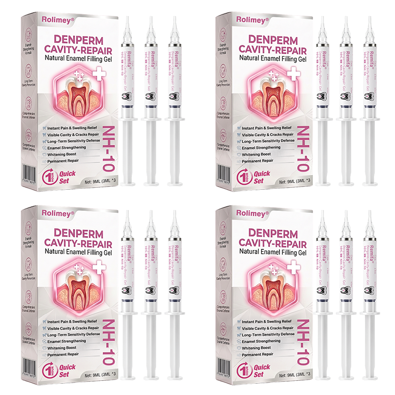 🇺🇸👩‍⚕️🦷😊Rolimey® DenPerm Cavity-Repair Natural Enamel Filling Gel
