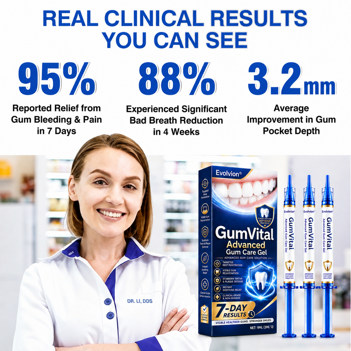 🎁🦷30 OFF FOR Evolvion® GumVital Advanced Gum Care Gel🛡️🎁
