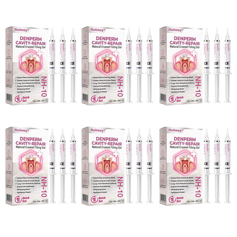 🇺🇸👩‍⚕️🦷😊Rolimey® DenPerm Cavity-Repair Natural Enamel Filling Gel
