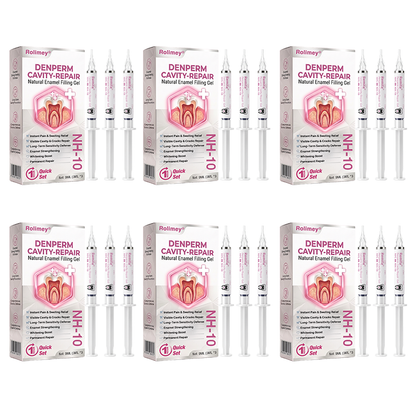 🇺🇸👩‍⚕️🦷😊Rolimey® DenPerm Cavity-Repair Natural Enamel Filling Gel