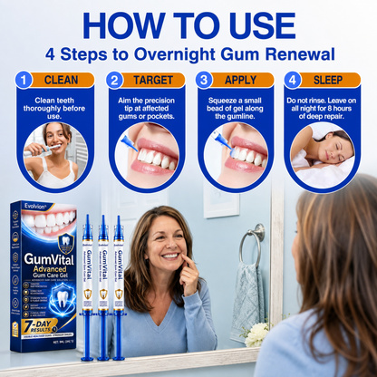 🎁🦷30 OFF FOR Evolvion® GumVital Advanced Gum Care Gel🛡️🎁