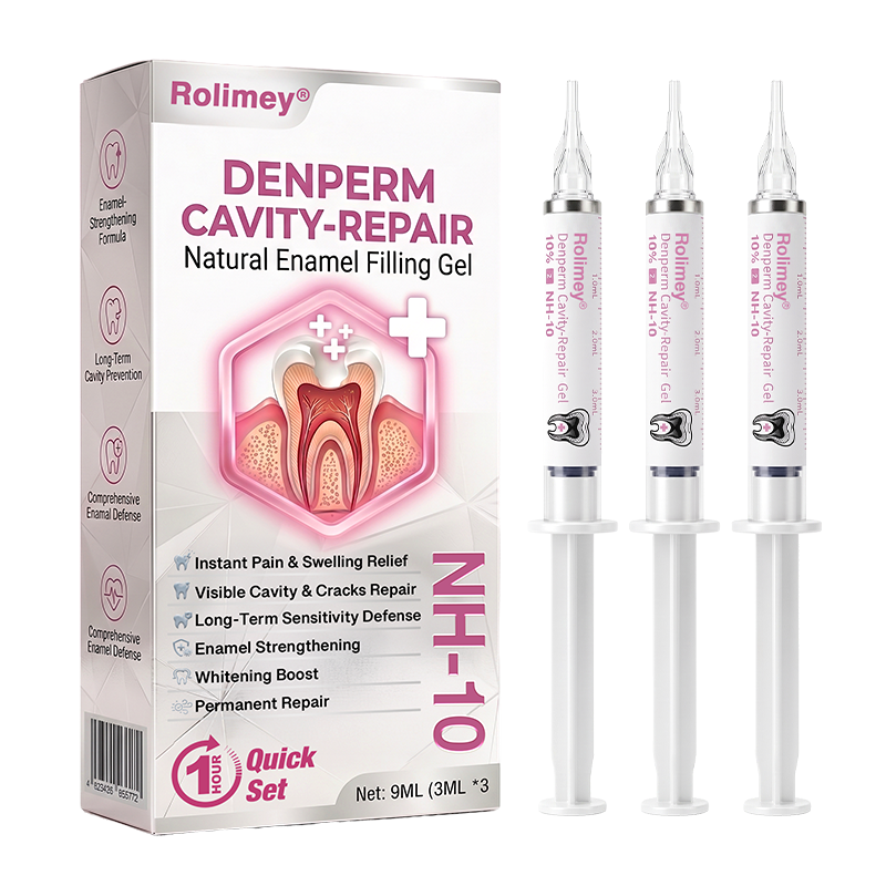 🇺🇸👩‍⚕️🦷😊Rolimey® DenPerm Cavity-Repair Natural Enamel Filling Gel