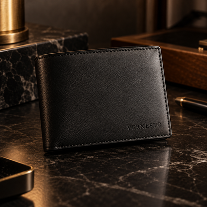VERNESTO® Classic Slim Bifold Men’s Wallet – Refined Everyday Carry