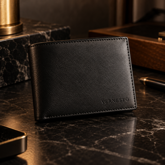 VERNESTO® Classic Slim Bifold Men’s Wallet – Refined Everyday Carry